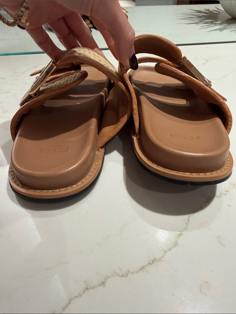 Fendi Raffia Sandals - Picture 4 of 4